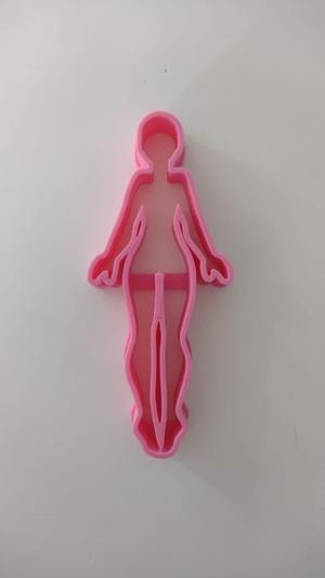 sharp silhouette of a woman