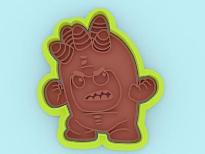 Fuse Oddbods Cookie Cutter - Fuse Oddbods cookie cutter