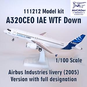 111212 Model kit A320CEO IAE WTF Down scale 1/100