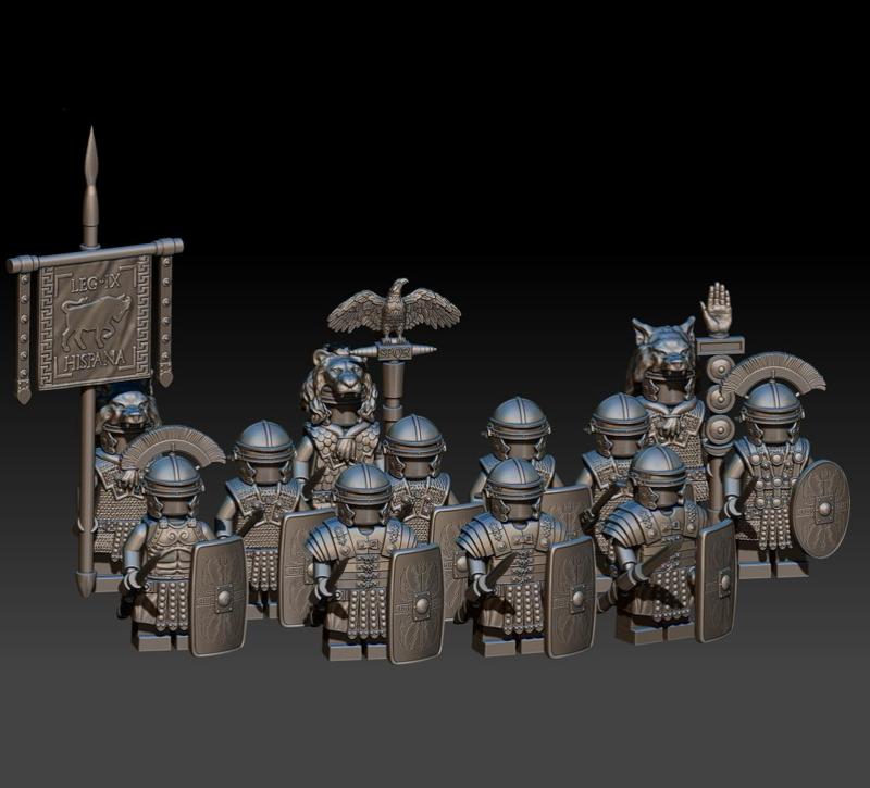 Roman equipment, Minifigure customization  Set