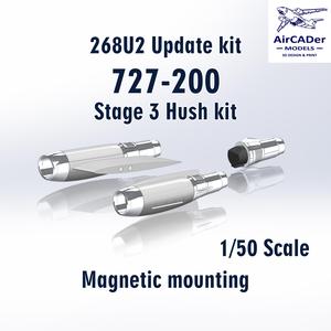 268U2 Update kit 727-200 Stage 3 Hush kit scale 1/50