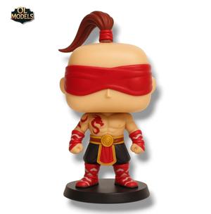 Lee Sin Chibi Figure League of Legends 3D Model
