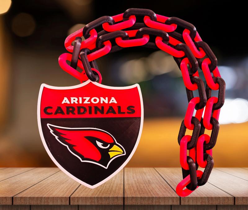 ARIZONA CARDINALS NFL SHIELD CHAIN