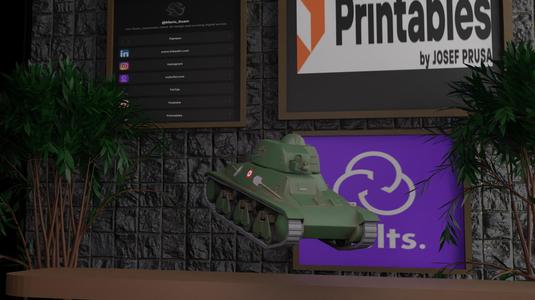 🛡️🔥 Hotchkiss H35/H39 Tank – World War II 3D Model