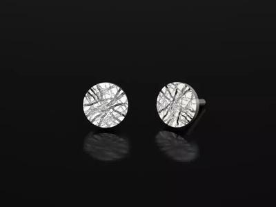 Designer earrings for 3d print