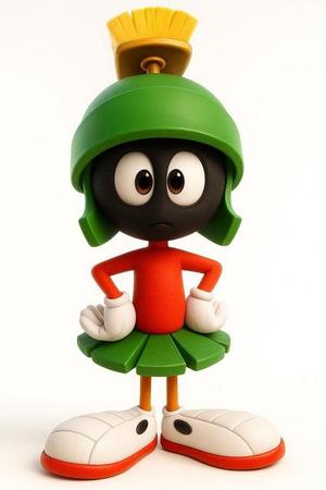 Looney Tunes Marvin, STL ready to 3D print and DIY