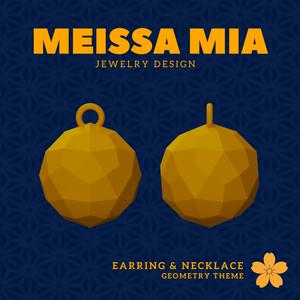 12. Deltoidal Hexecontahedron - Faceted Elegance – 3D Print File for Catalan Earrings & Necklace - Catalan Solids Earring - Geometric Earring - Sacred Geometry Necklace Fashion Statement - Archimedean solids