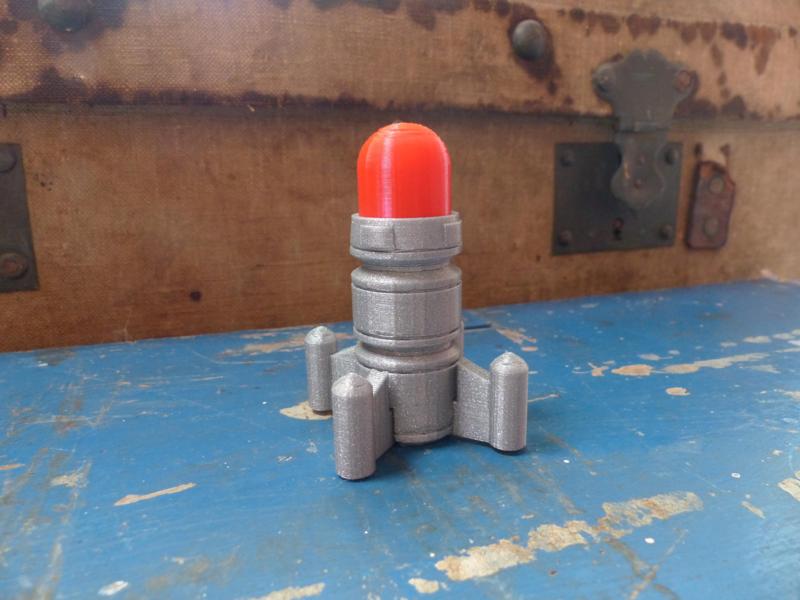 Super Metroid missile (separate parts)