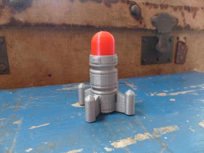 Super Metroid missile (separate parts)