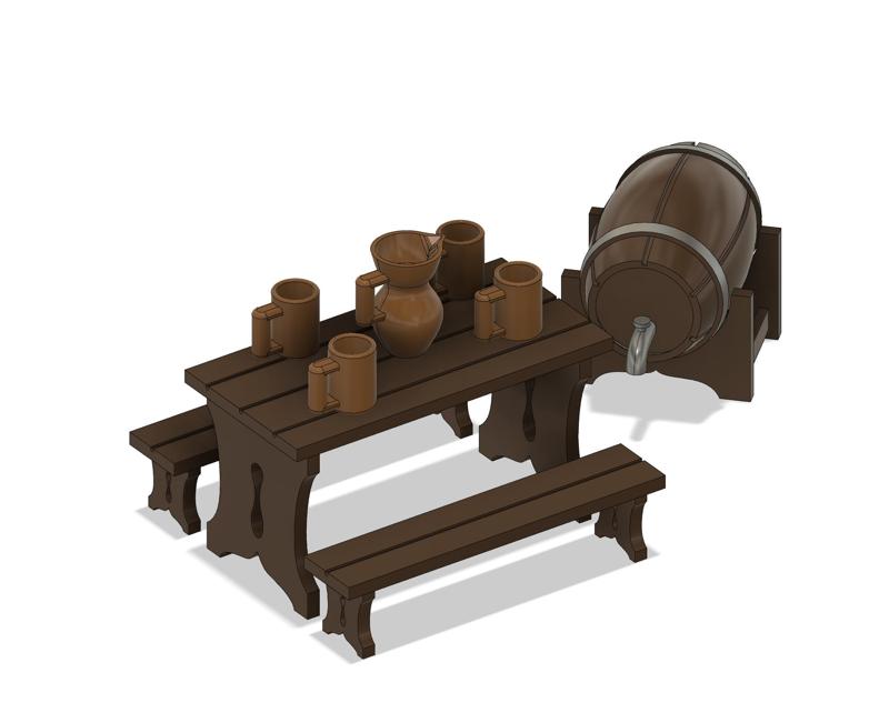 PLAMOBIL MEDIEVAL FURNITURE