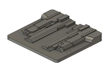 Staccato P W/ Nightstick TCM-550XL Holster Vac Press Mold