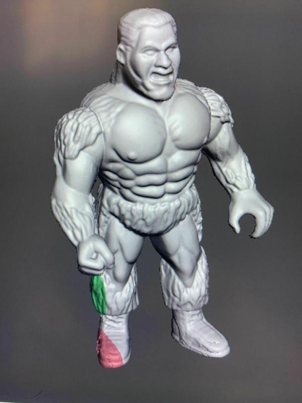 wwf hasbro giant giant gonzalez series 10 retro vintage 90's