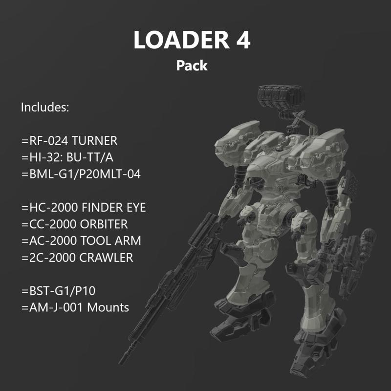C4-621 / LOADER 4 Model Kit 30 Minutes Missions Armored Core 6