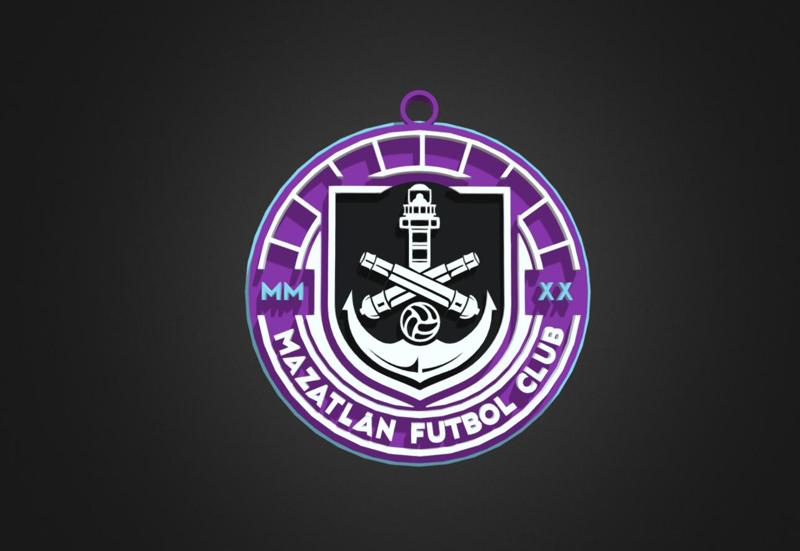 Mazatlan Shield Key Ring