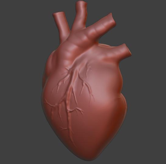 STL, heart decor element