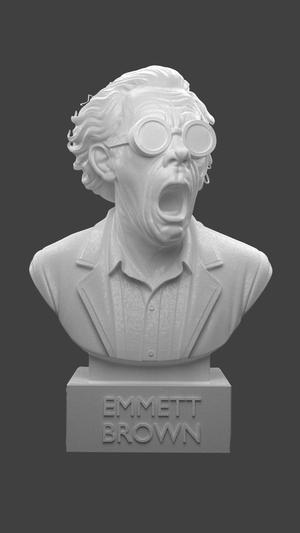 Emmet Brown Bust