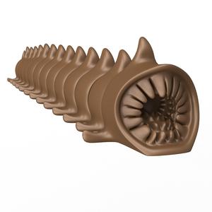 Alien Worm-Cute Flexi Articulated Skeleton Print-in-place Fidget with 3MF included.(No Supports and no Rafts)