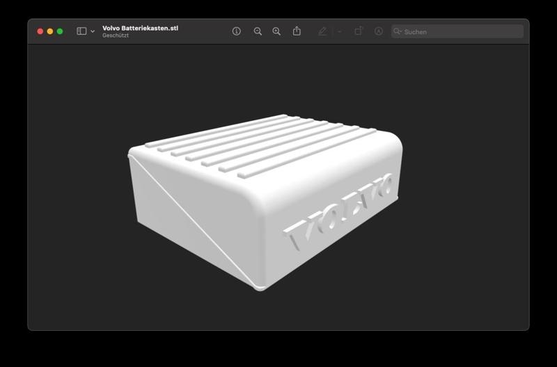 Volvo battery box