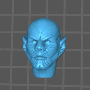 1/12 gi joe classified, marvel legends style head..skrull from fury