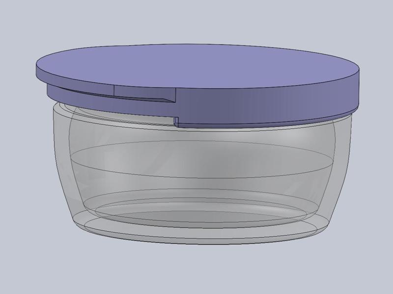 Lid for can diameter 77 mm
