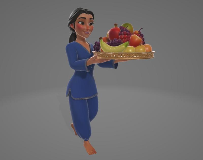 Jasmine – Royal Hostess with Fruit Offering