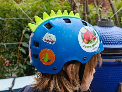 bike helmet cool punk decoration