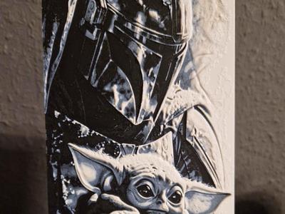 Hueforge - Mandalorian & Grogu