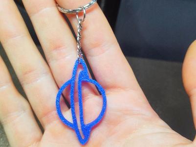 planet keychain