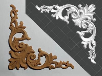 Angular decorative frieze