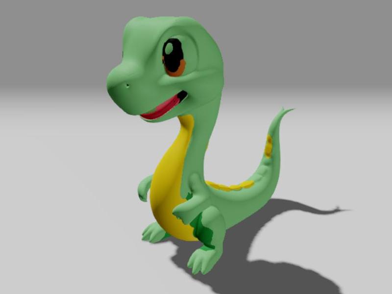 Cute Dinosaur Model