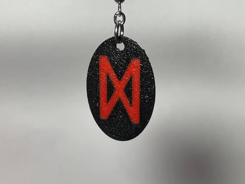 rune earring, dagaz rune