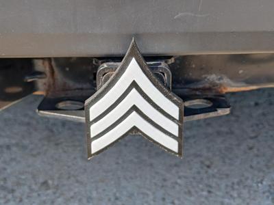 Sergeant Strips Hitch Cover