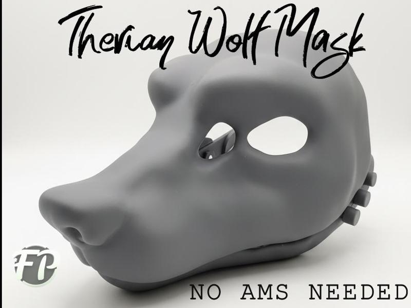 Therian Wolf Mask