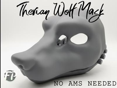 Therian Wolf Mask