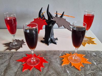 Halloween tree coaster