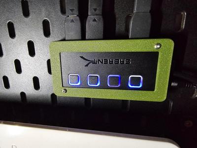 Skadis bracket for SABRENT USB hub