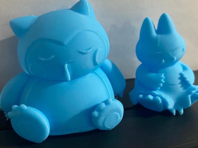 snorlax and munchlax sleeping
