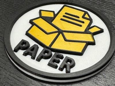 Recycling Symbol Paper
