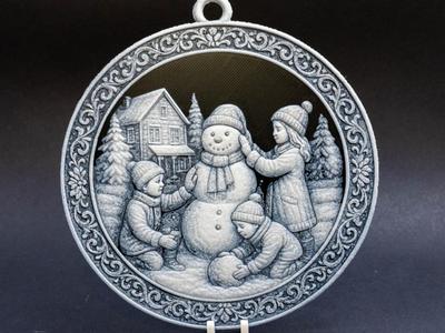 Christmas Bauble / Ornament / Decoration Snowman