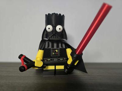 Darth Vader X Bart Simpson * MashUp * 500% ~18 cm