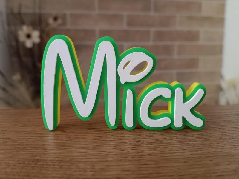 Disney Name Sign Mick