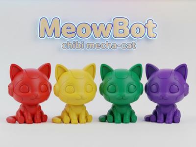 MeowBot (chibi mecha-cat)