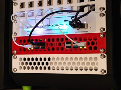 Dual Pi 10 inch Rack Shelf - Pi4 + Pi5