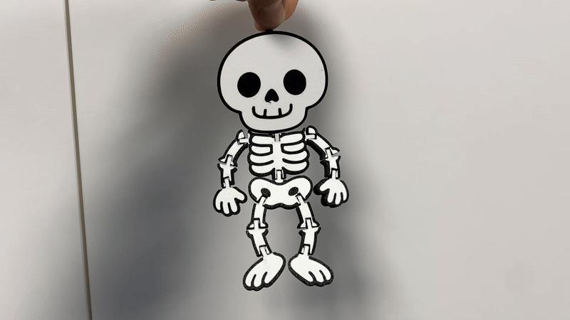 Cute Flexi Skeleton – Halloween Decoration - AMS