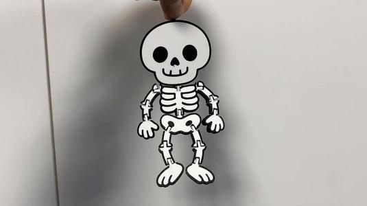 Cute Flexi Skeleton – Halloween Decoration - AMS