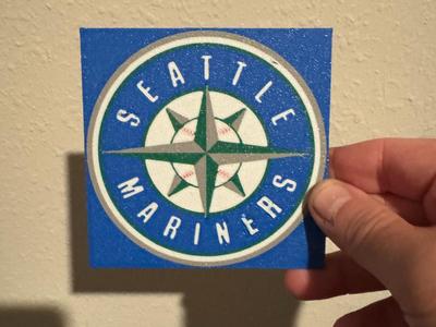 Seattle Mariners Custom Coasters