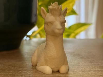 Alpaca with Mohawk (Funny Print)