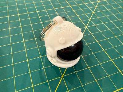 Pinball Astronaut Keychain