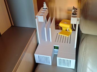Charging Station + USB Cable Holder