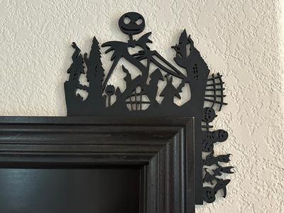 Nightmare Before Christmas Jack 2 Door Corner